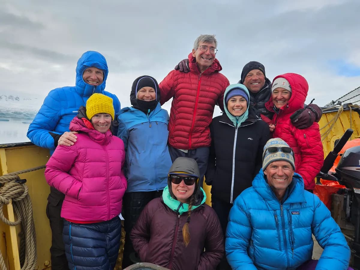 group on Noorderlicht with Chris Gnieser (EL), Sylvia Forest (MG), Heather Allen (SG) and Tom Wolfe (MG)