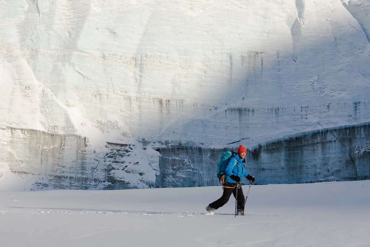 Tom on Bow Yoho Traverse 2018