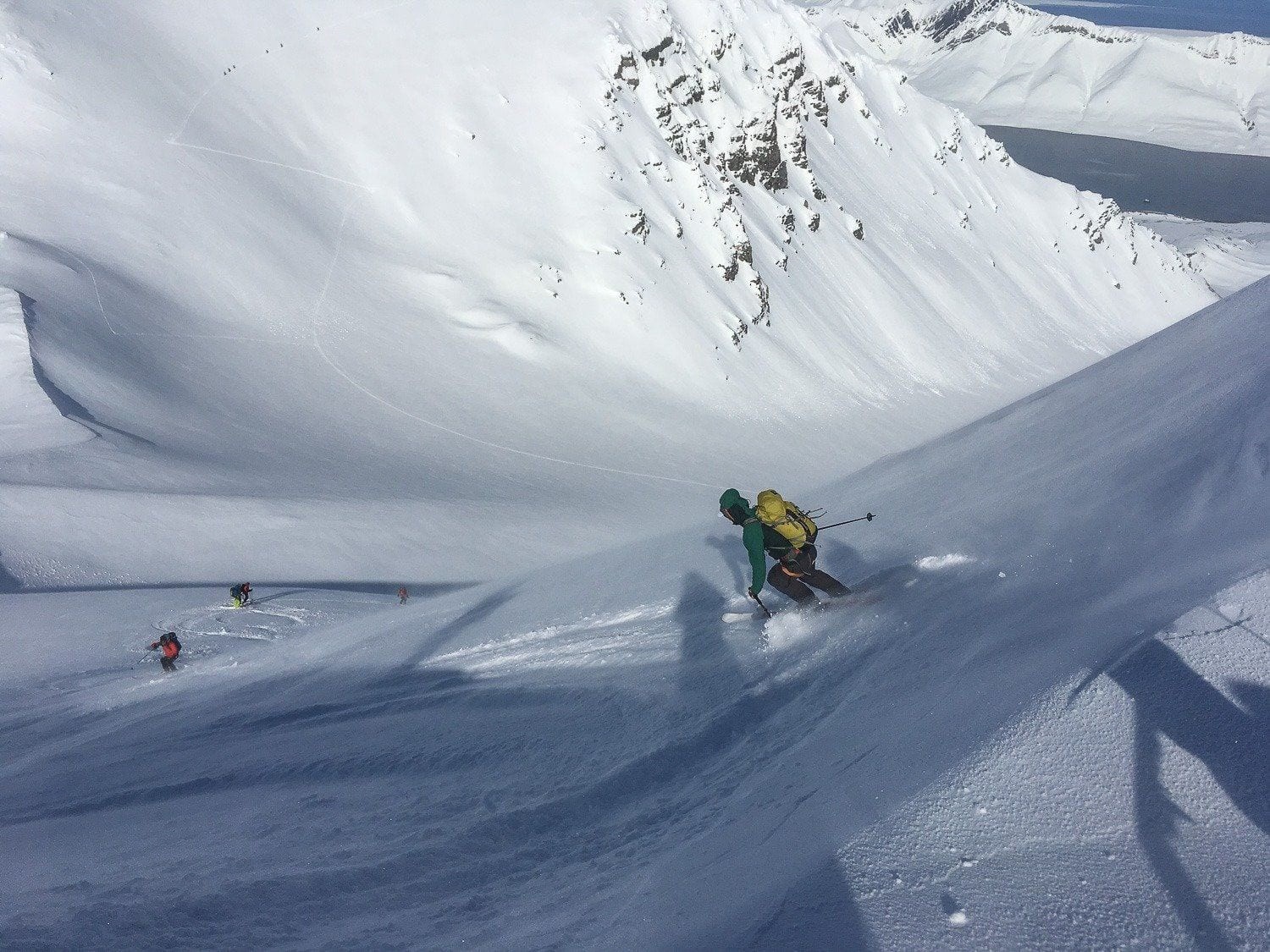 Spitsbergen steep ski touring: Lagmannstoppen